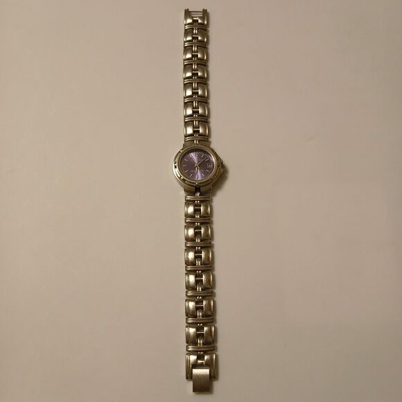 Claremont 100FT WR Silver Tone Blue Dial Date Quartz Watch Japan Movt 56-149 - Picture 1 of 13
